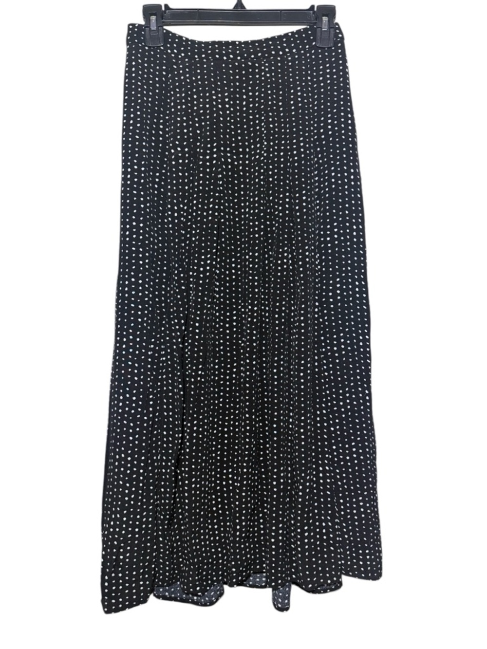 Banana Republic Black White Polka Dot Maxi Skirt Size 0/2